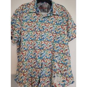 Robert Graham Mane Event Classic Fit 3XL Shirt Short Sleeve